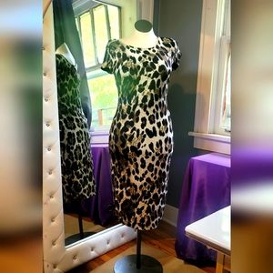 M Leopard dress Used